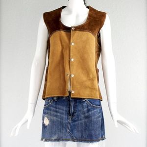 Leather Southwest Country Western Vest